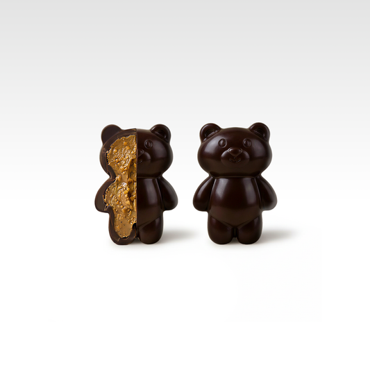 Oursons Chocolat Noir - 3 pièces