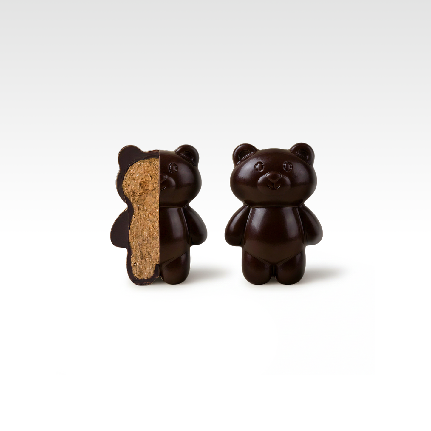 Oursons Chocolat Noir - 3 pièces