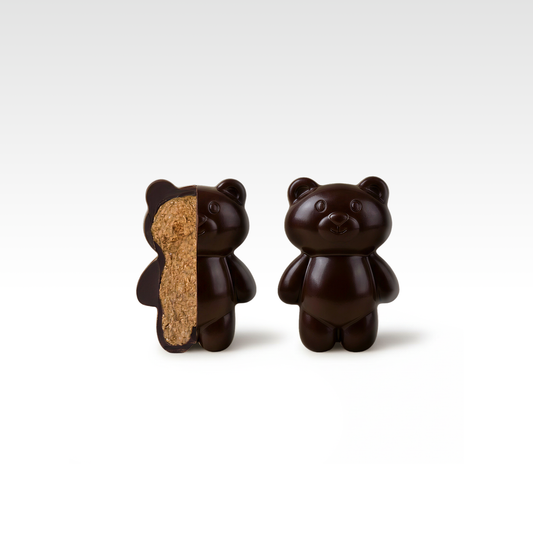 Oursons Chocolat Noir - 3 pièces