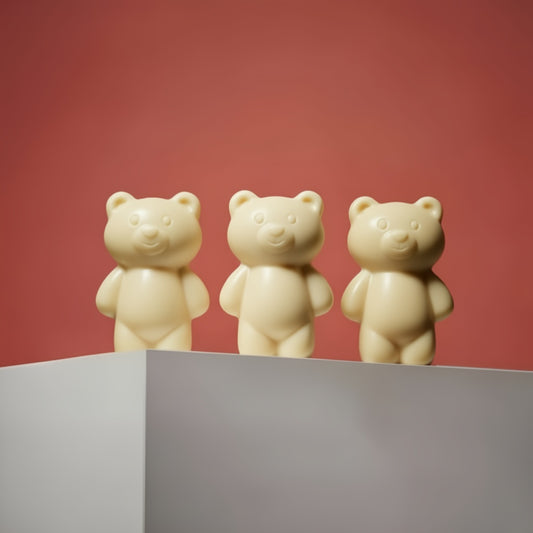 Oursons Chocolat Blanc - 3 pièces